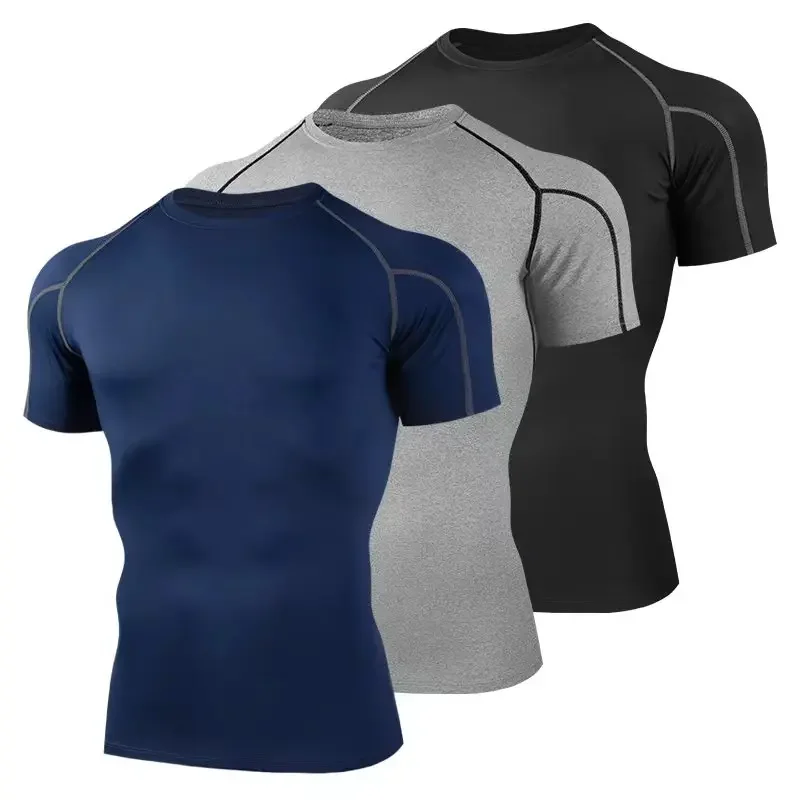 T-shirt compressif pour homme - Vêtements de sport