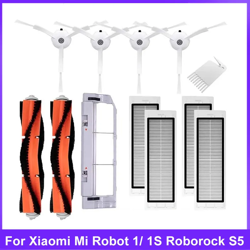 Brosse latérale principale pour aspirateur Xiaomi Mi Robot 1/1S SDJQR01RR SDJQR02RR SDJQR03RR Roboeock E3, S4, S4 Max, S5  Accessoire