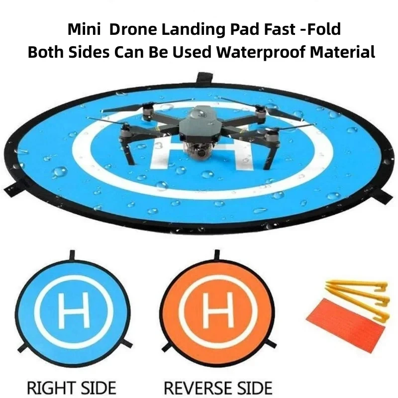 Accessoires pour quadricoptères drones RF06, plateforme d'atterrissage pliable universelle de 55 cm et 75 cm, tapis de drone RC, tablier de stationnement pour quadricoptère