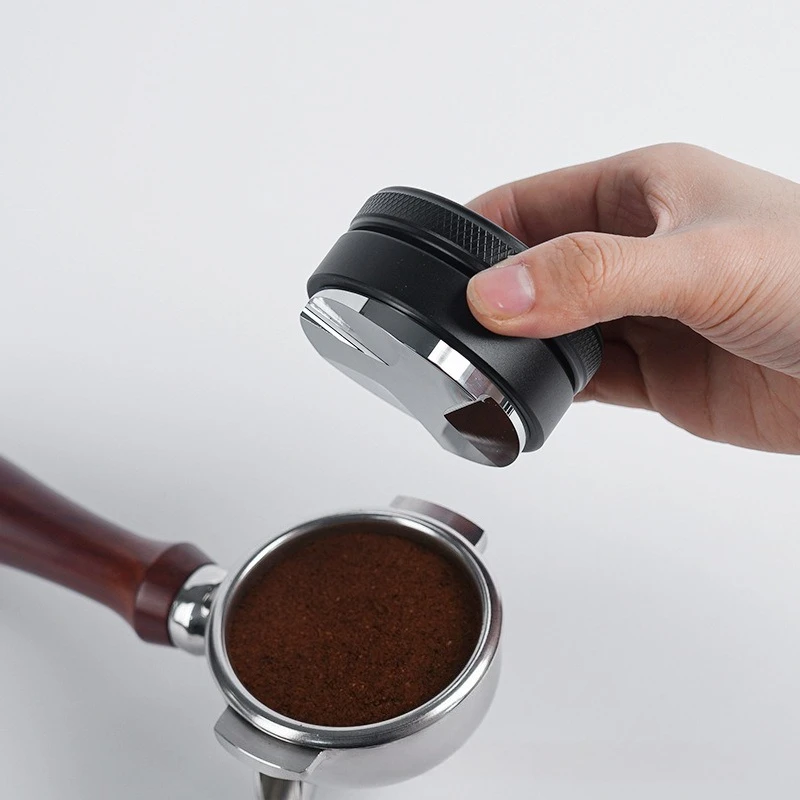 Distributeur de café, outil de distribution d'espresso/niveleur, 3 pentes inclinées, tampon de paume réglable, convient au porte-filtre de 51/53/58 mm