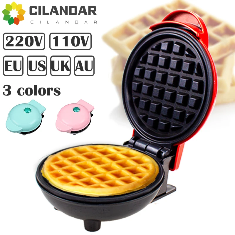 Mini machine à gaufres électrique 110 V et 220 V, appareil de cuisine pour petit-déjeuner et dessert pour enfants Pot Petits œufs au plat