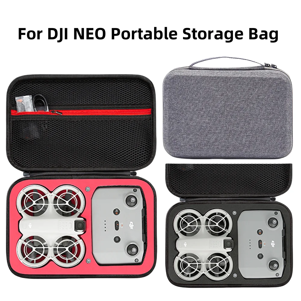Pour DJI NEO Sac de rangement portable Étui de transport de voyage à bandoulière Étui portatif pour accessoires de drone DJI NEO Étui DJI NEO